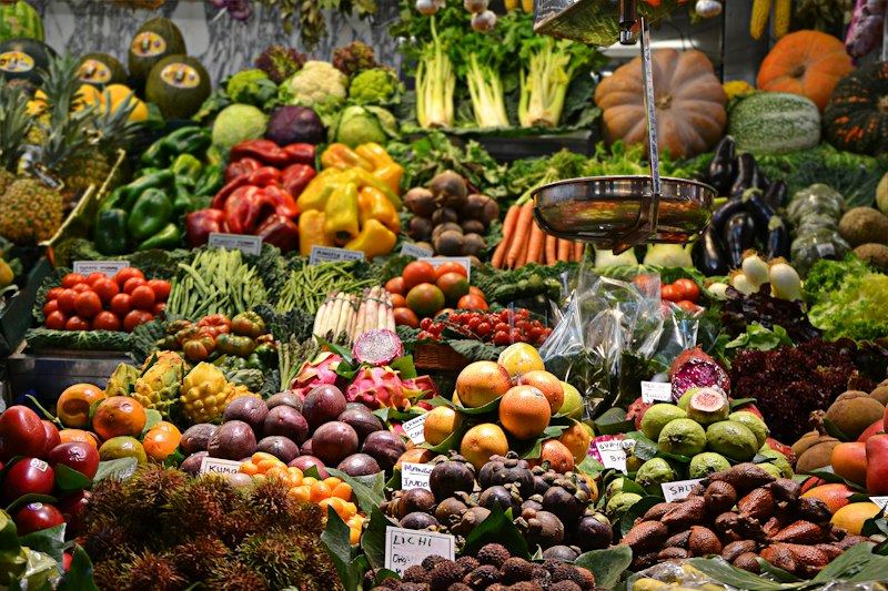 Marché produits agricoles Kinshasa